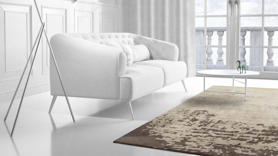 Mae Artisan Rugs | modern watermark brown or Brown Cow Nn 3.00 x 2.50m 2.5m X 3m Mae Rugs Template Side View 2 Recovered